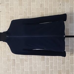 Jones New York Women's Navy Full-Zip Cotton Stretch Jacket ( Sz M)